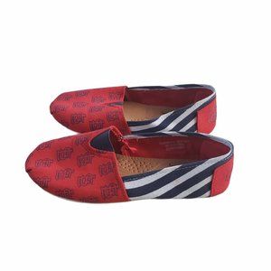St. Louis Cardinals Women's Canvas Striped Shoes Size 5-6